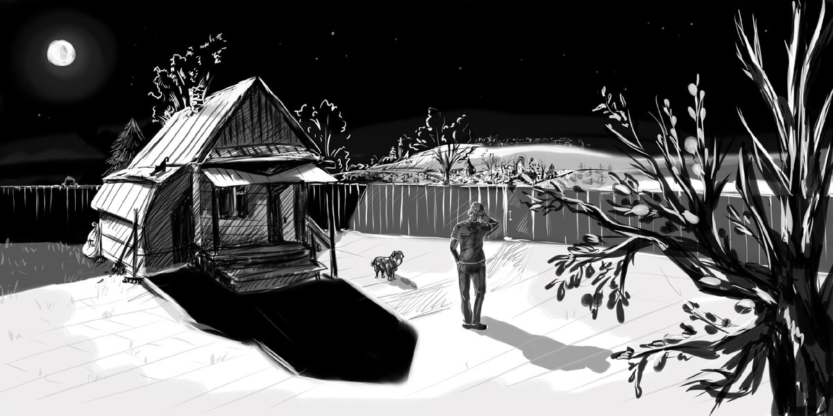 Рисунок дочери. Иллюстрация к моему каналу "Юлия Либерио"
