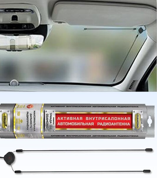 Лучшая автомобильная внутрисалонная радиоантенна Триада-190
