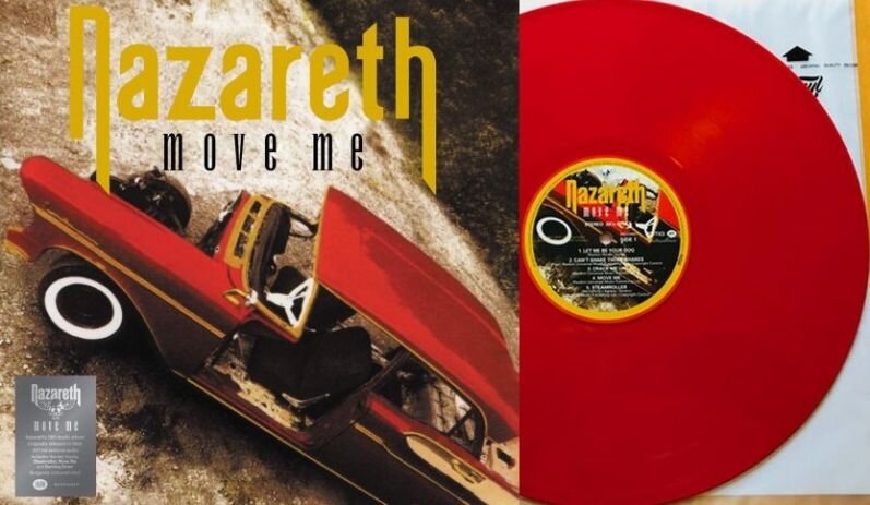 Nazareth "Move Me", 1994 г. Виниловый альбом вышел в Великобритании и Европе только в 2014-м и 2019-м годах соответственно, выпускался в виде двойного альбома со всеми бонусами