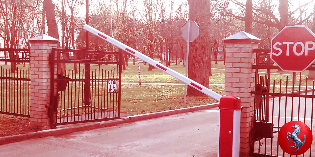 Фото шлагбаума, взятого из интернета