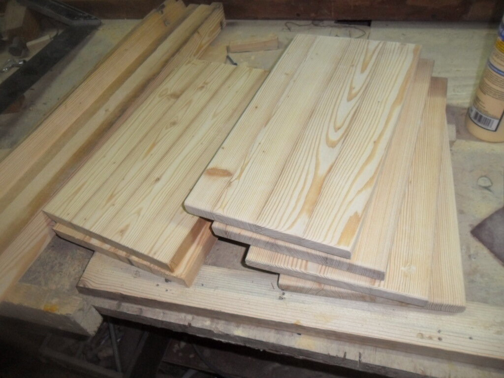 Заготовки после шлифовки.