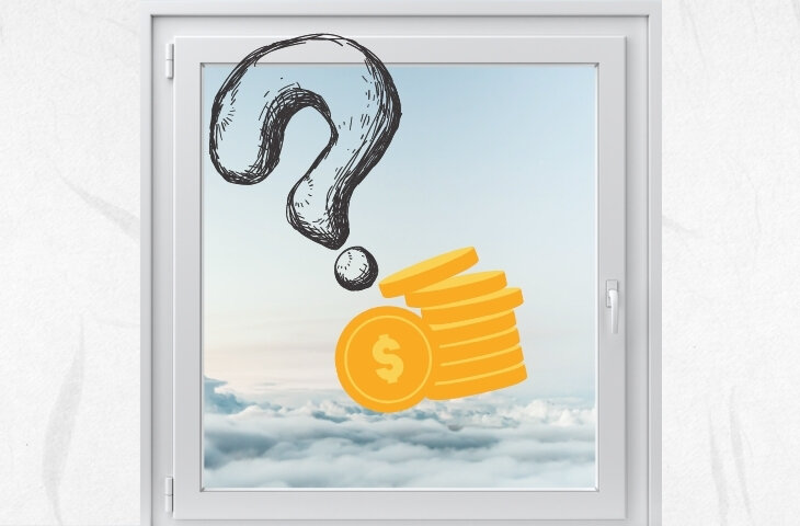 Из чего складывается общая цена окна? (источник: https://www.canva.com/, авторский дизайн)