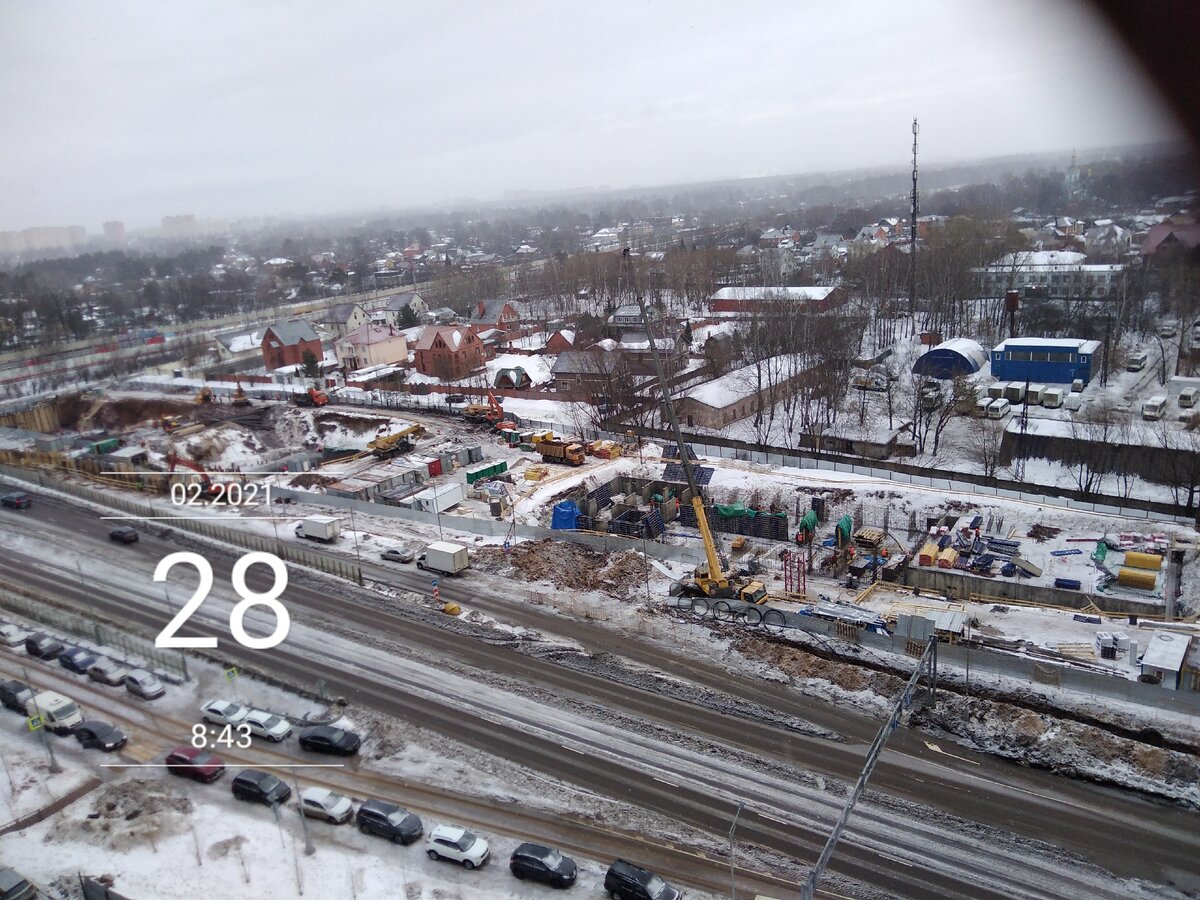 Стройка трех многоэтажных домов по адресу: Реутов, проектируемый проезд, 4305, вместо пожарного депо и станции скорой помощи