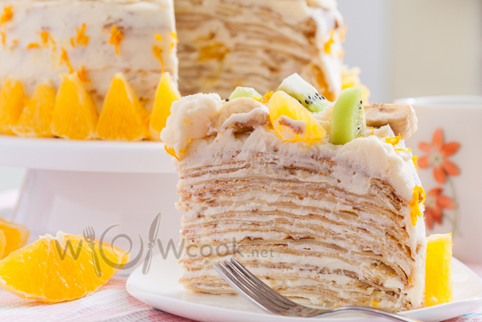 Блинный торт сладкий - пошаговый рецепт с фото на manikyrsha.ru