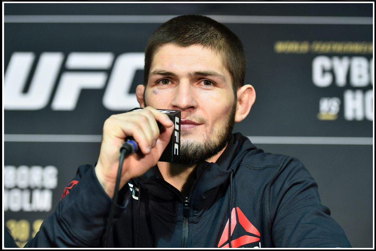 Хабиб Нурмагомедов, российский боец аварского происхождения (изображение взято из открытых источников)