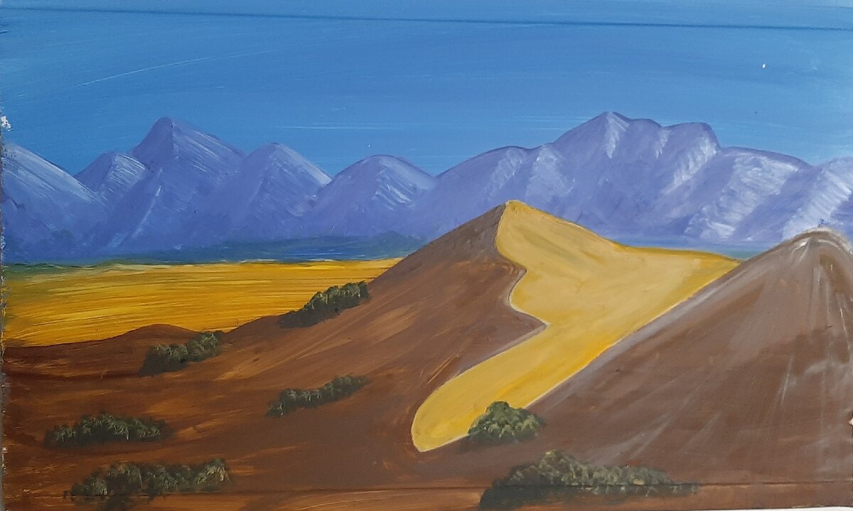 Вчерашняя картина, скучаю по Тунису..