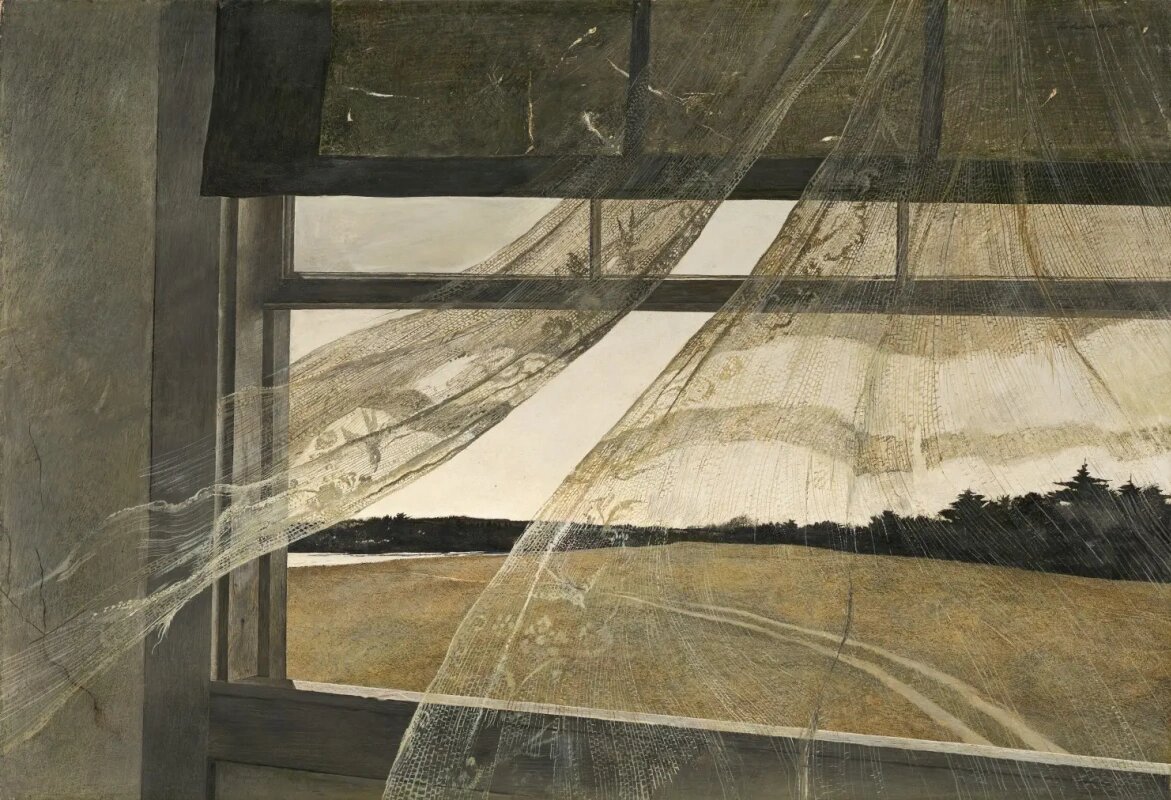 О, ОДИНОЧЕСТВО... ХУДОЖНИК ANDREW NEWELL WYETH / ЭНДРЮ НЬЮЭЛЛ УАЙЕТ (США, 1917-2009)