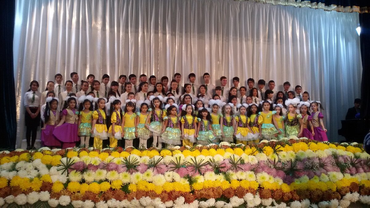 Фото прислала Наргиза. Детский хор 