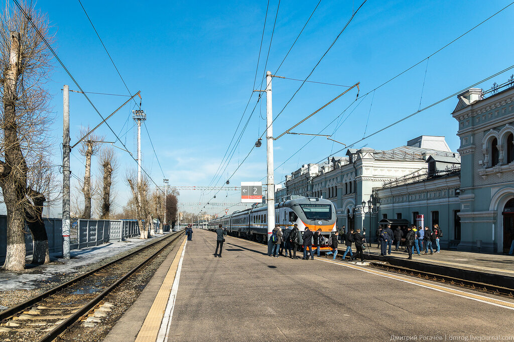 Рижский вокзал в москве