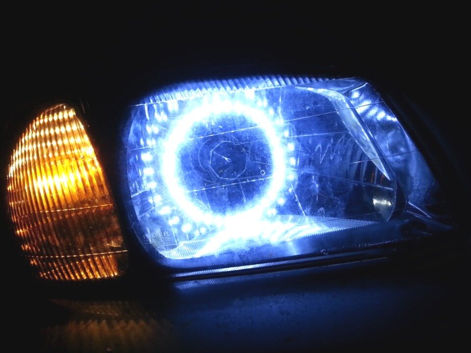 Передние фары - Hyundai Accent www.drive2.ru