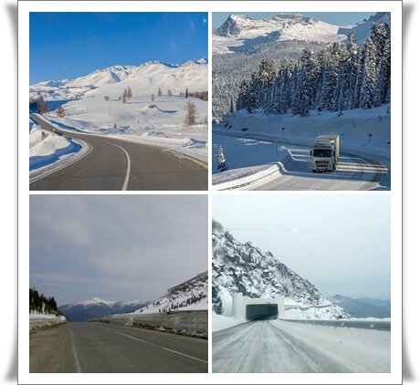 Фото природы по трассе Абакан - Кызыл, зимой. Фото из открытых источников.