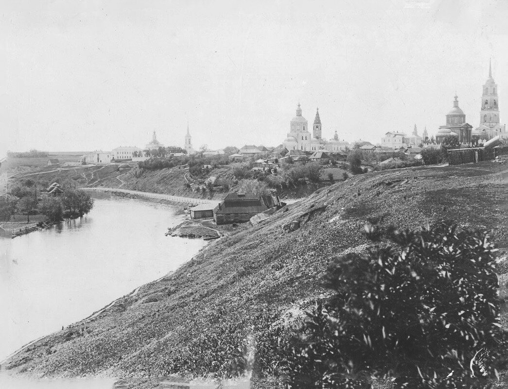 Панорама старого Венева. 1899 год.