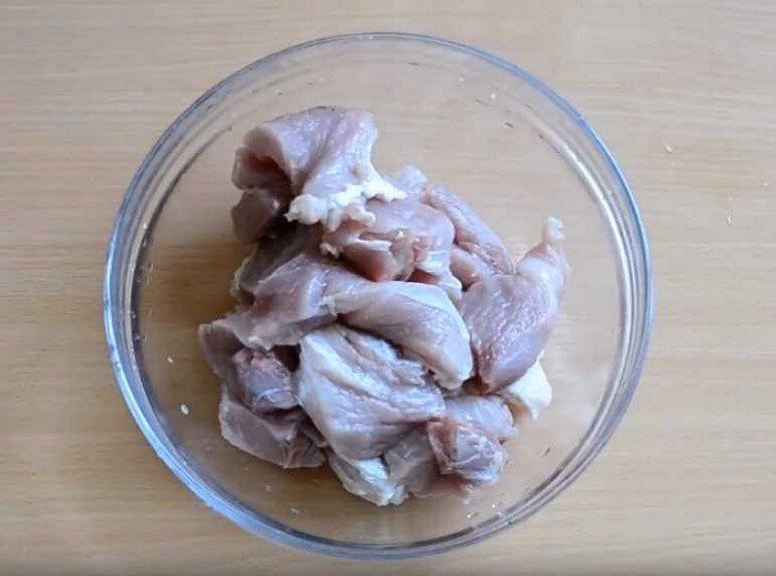 Мини-шашлычки из курицы и шампиньонов в духовке