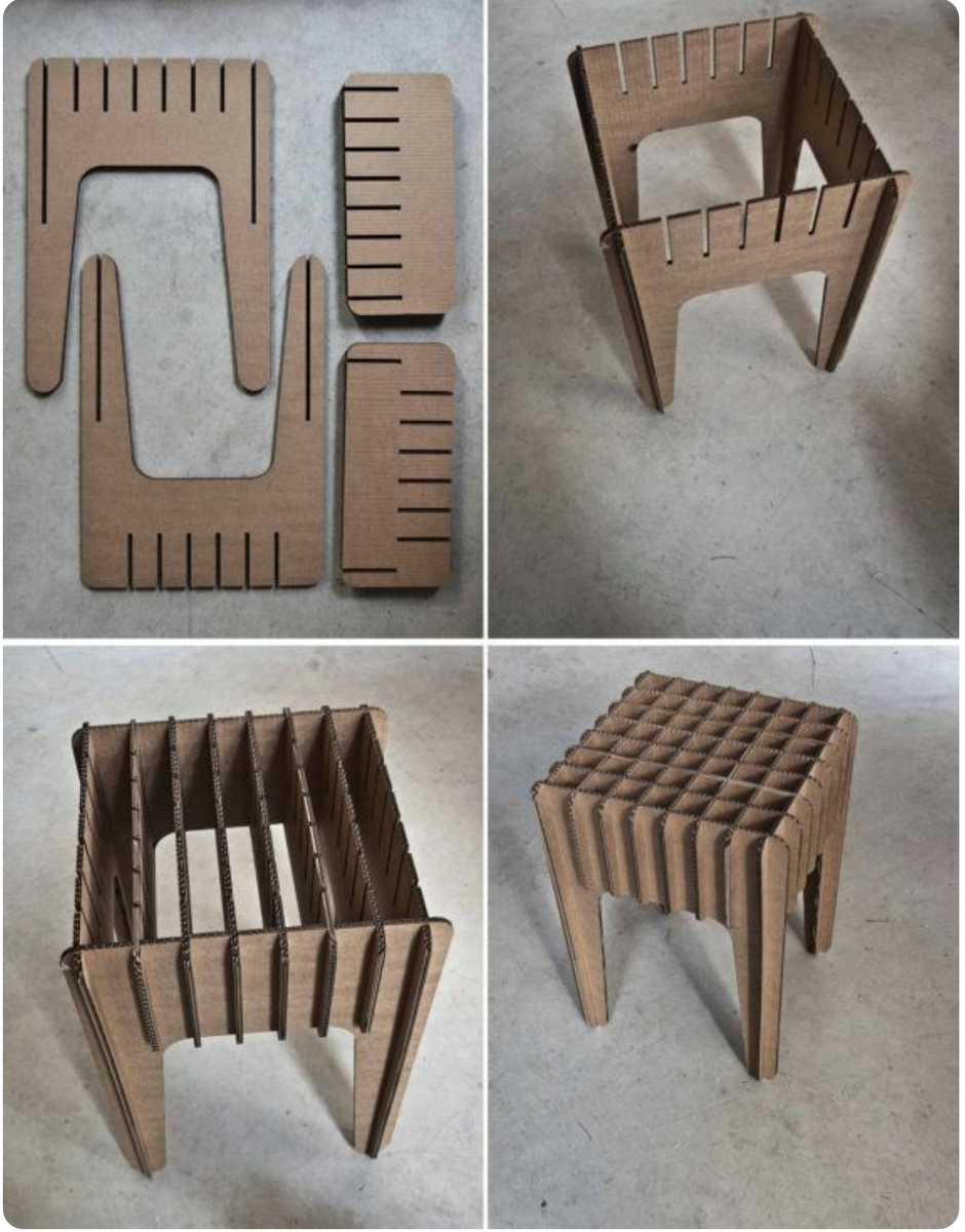 производство мебели из картона