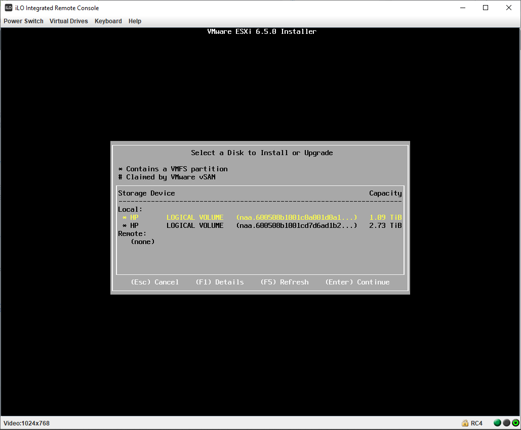 HPE — установка ESXi 6.5 | Лаборатория сисадмина | Дзен