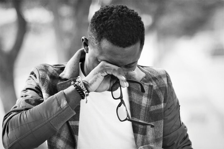 Редкий случай прослезившегося мужчины