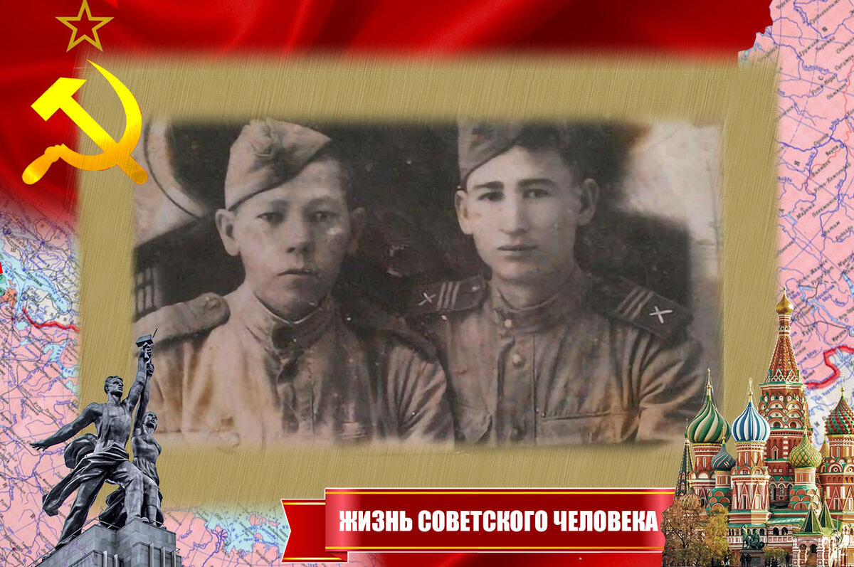Василий Хайло  справа, июль 1943