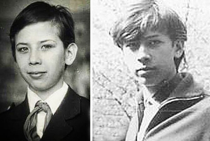 Андрей Мерзликин в подростковом возрасте