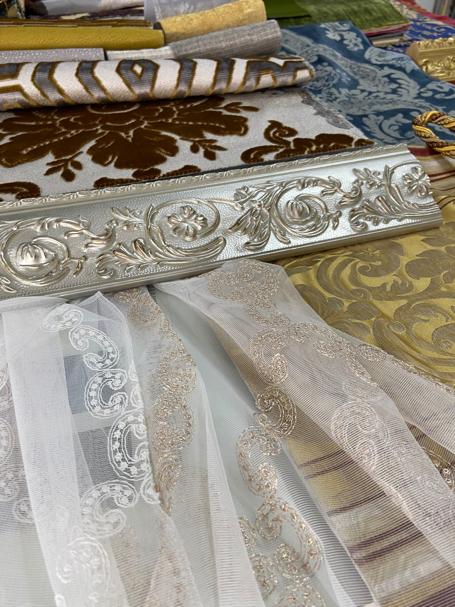 раскладка подбора текстиля для интерьера