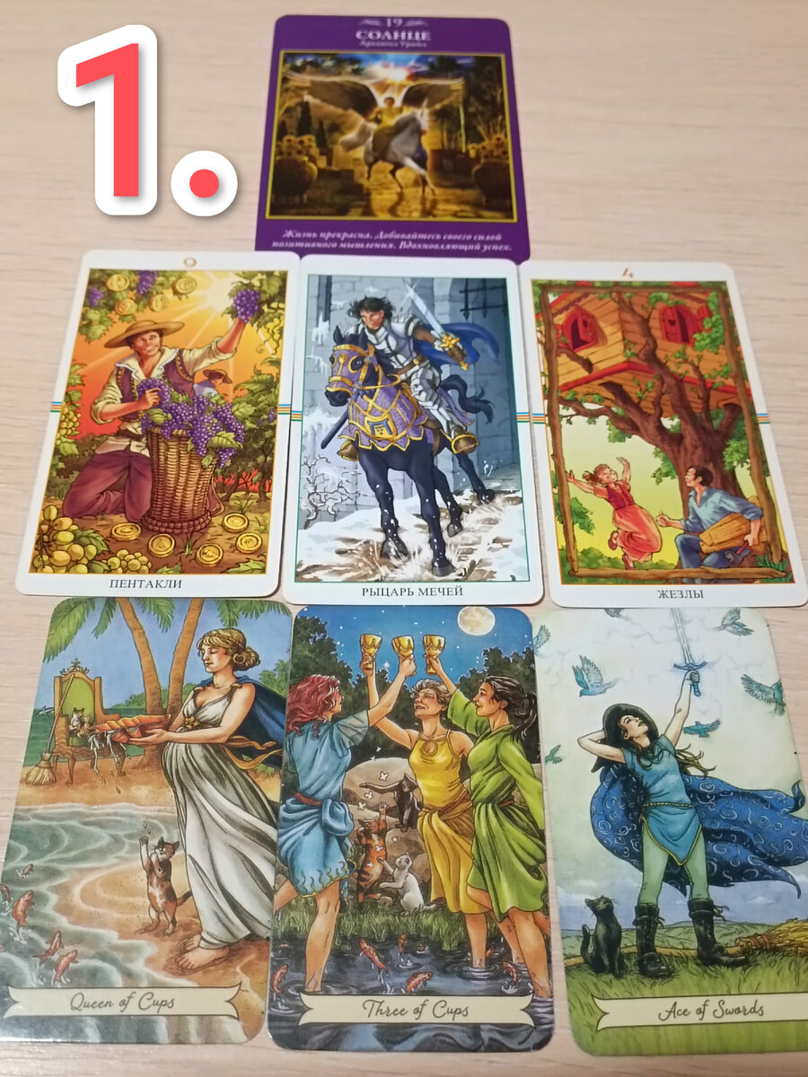Первое послание от Ангелов. Таро расклад онлайн