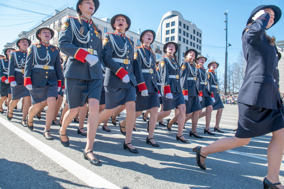 Фото с парада в перми