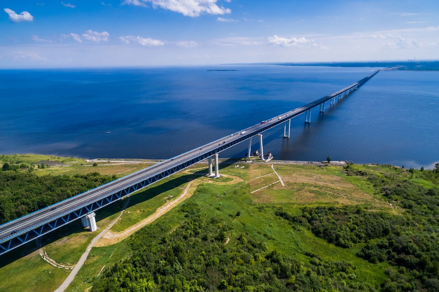 президентский мост в ульяновске длина