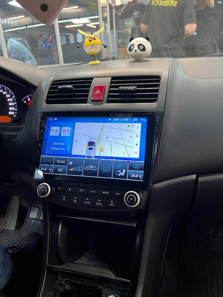 Установка магнитолы #Parafar на Honda Accord на Android 10.0 #PF404XHD |  Автомобильные мультимедийные системы Parafar. | Дзен