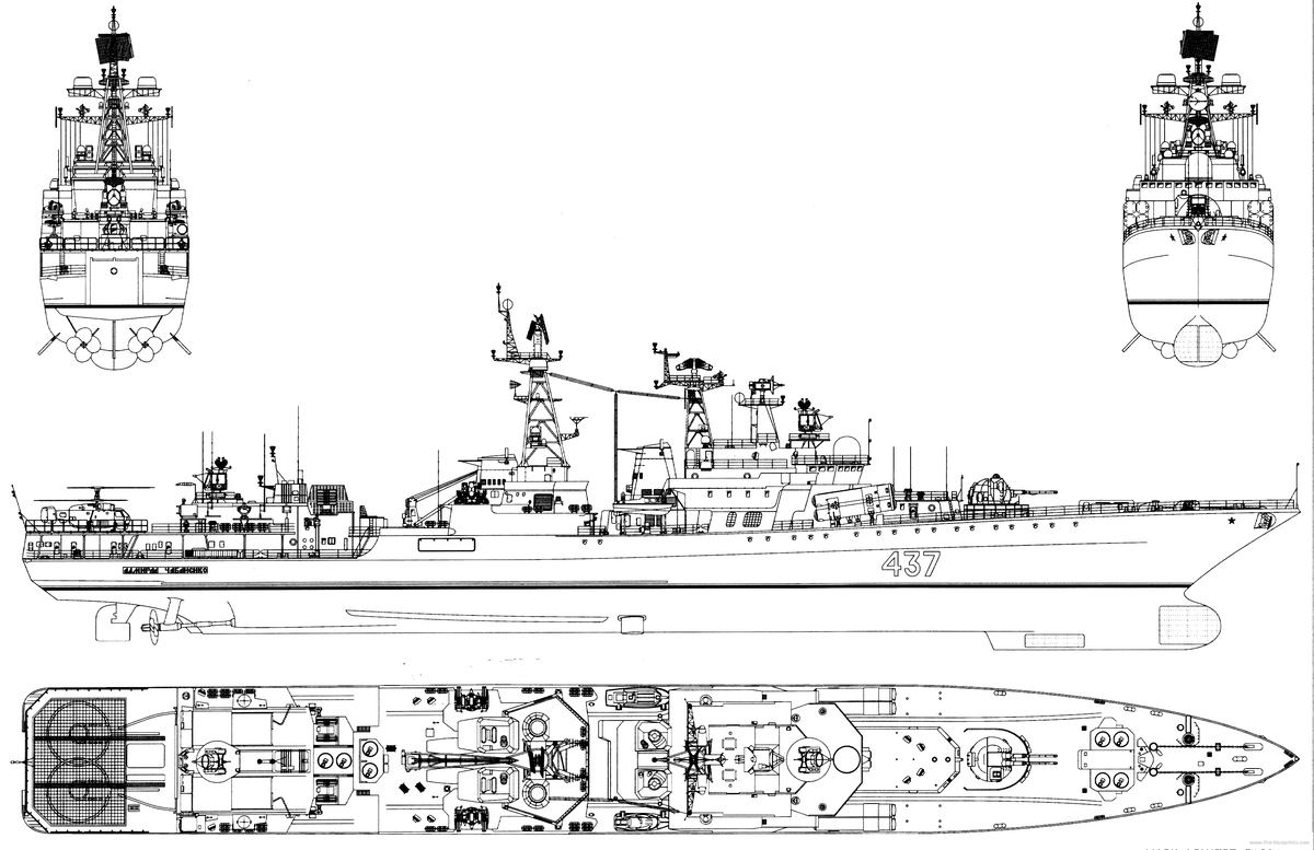 Источник http://www.war-russia.info/images/34/FRS_Admiral_Chabanenko_1998_Project_11551_Destroyer_4b374c4a7a2453dd78c0af5aafc4d623.png