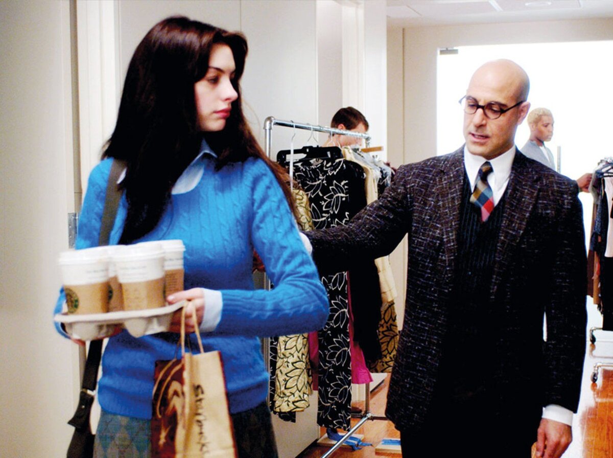 кадр из фильма "Дьявол носит Прада"