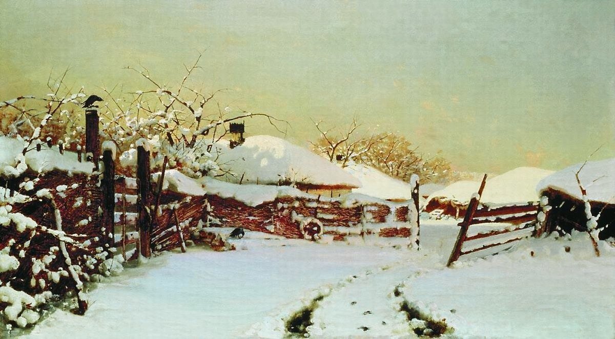 Зима. 1884 год. Дубовской Николай.