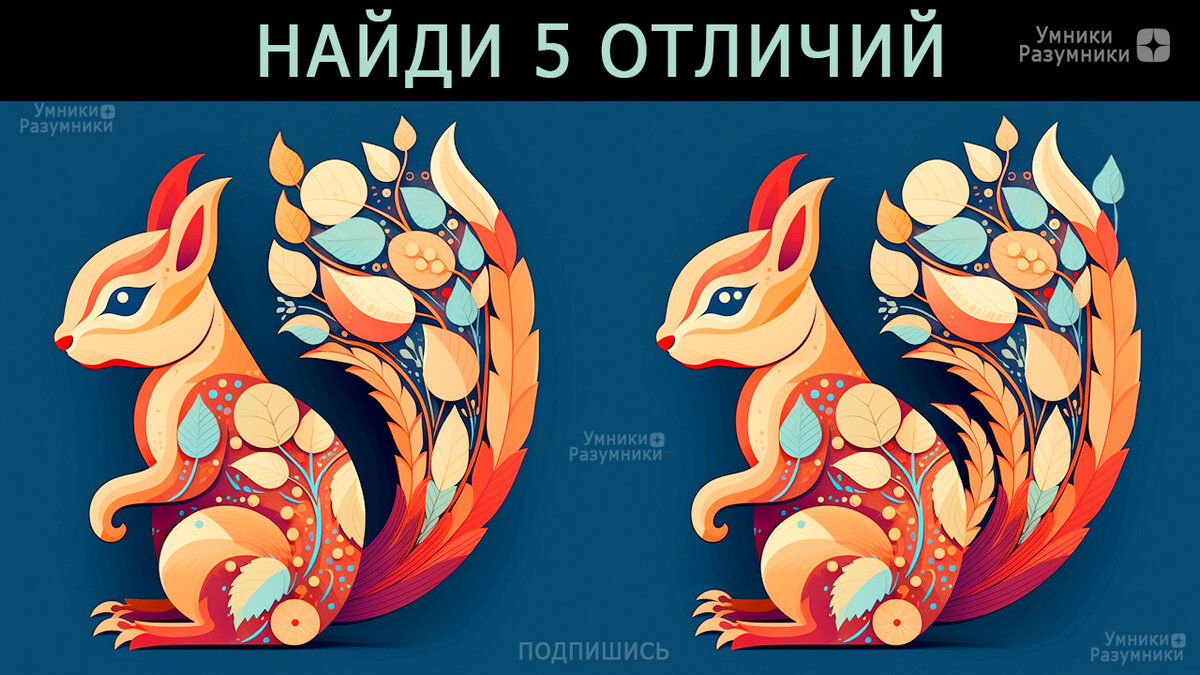 Найди 5 отличий