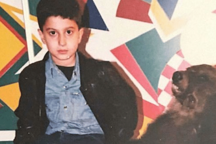 Амиран Сардаров в детстве.