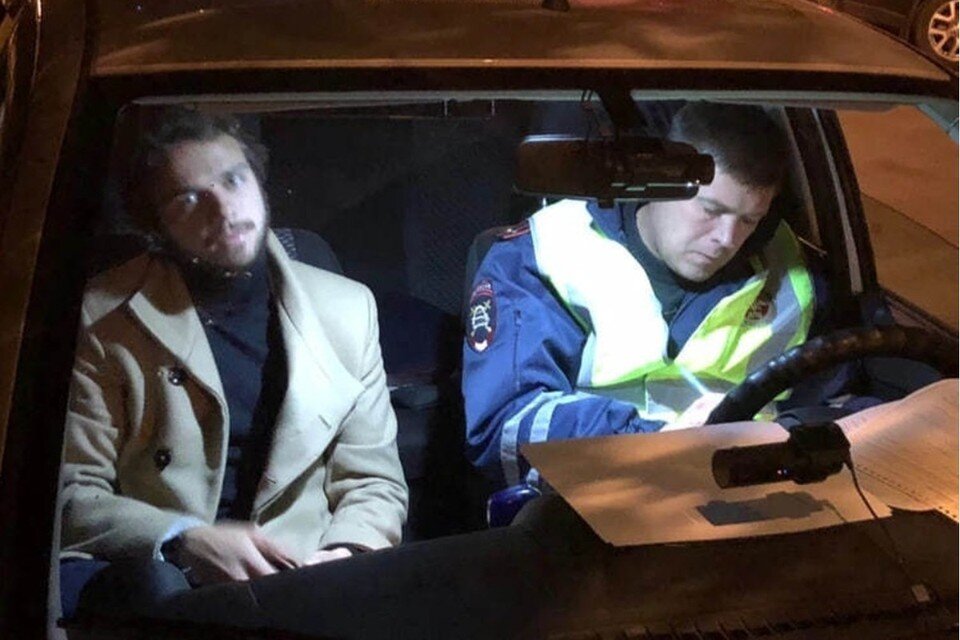    Евгения Башкирова в 2018 году задержали за езду после бокала вина. Фото: «Ночной патруль».