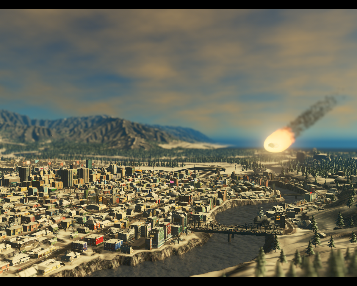 Метеорит добавляется в DLC "Natural Disasters" (Взято из личной коллекции)