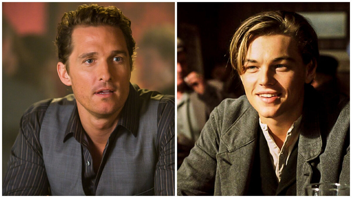 Мэттью Макконахи и Леонардо Ди Каприо