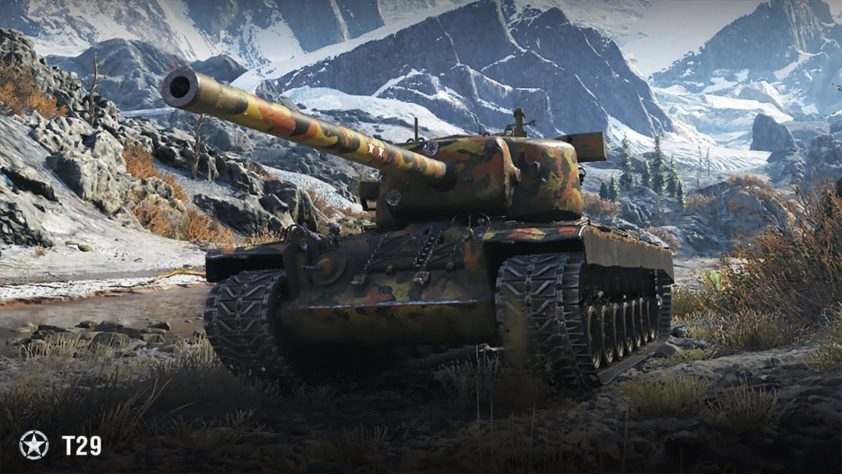 Картиночка Т29 из большого брата, ага. И что вы мне сделаете? Зато какой красивый.