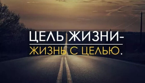 Цель в жизни.