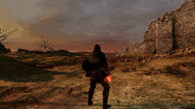 Dark Souls. Пиромантия. Большой огненный шар. Источник фото — сайт https://clck.ru/VKnHf