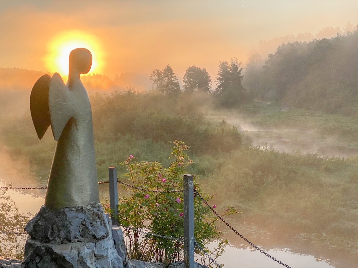 В природном парке "Оленьи ручьи". Фото: со страницы Олега Чегодаева во "ВКонтакте"