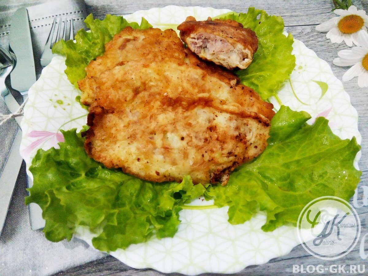 Нежные и сочные капустные конвертики в яичном кляре