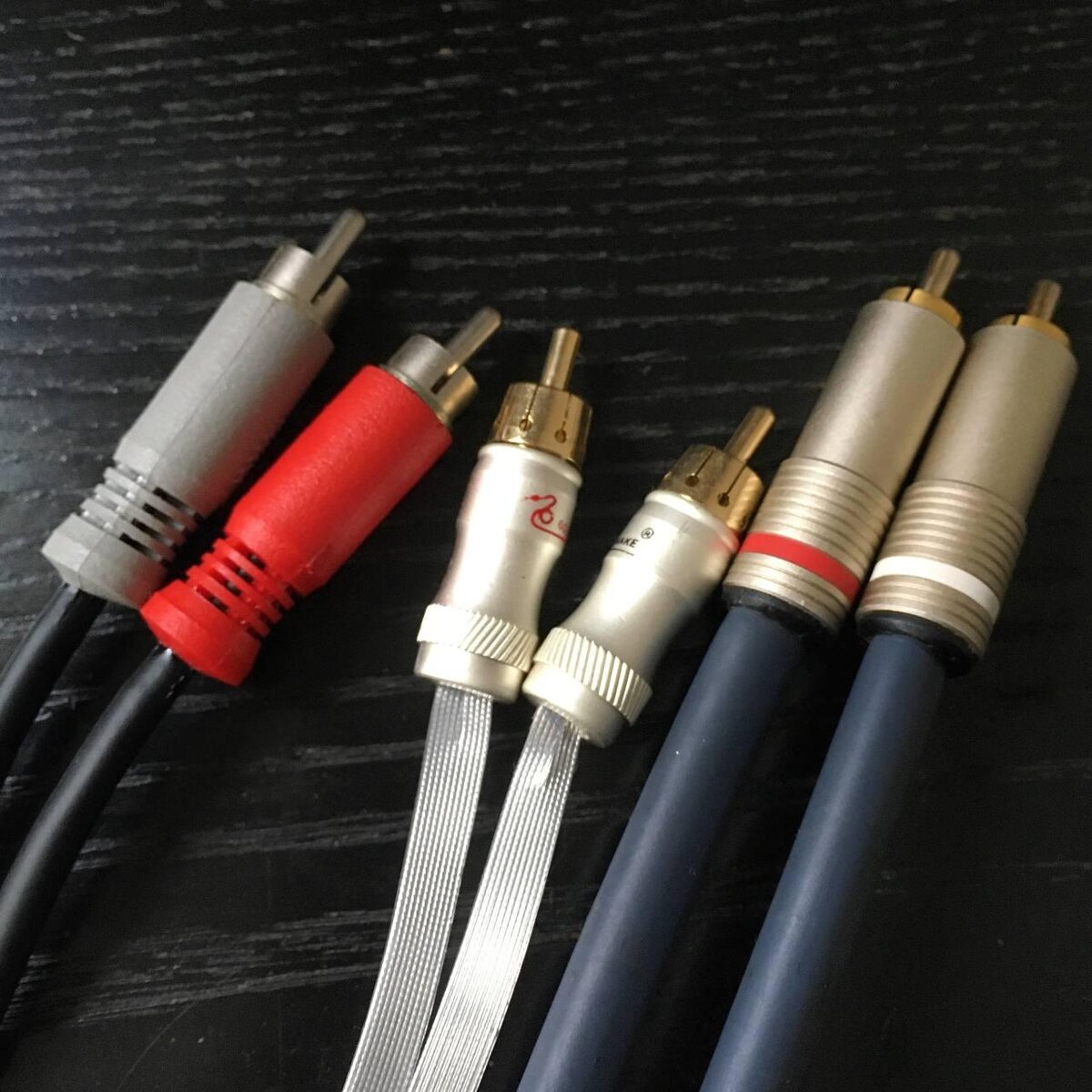 Кабели для сравнения. Фото сделано мной