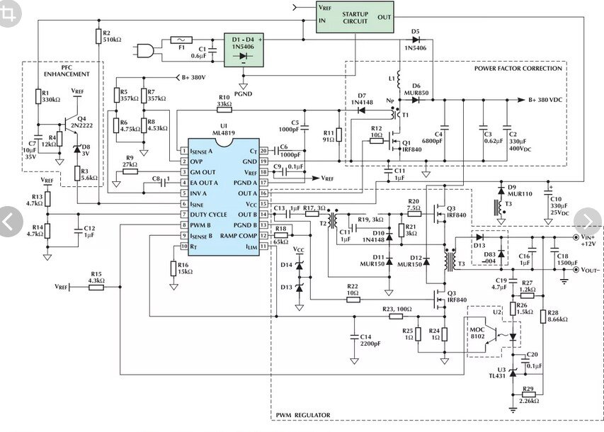 модуль питания PWB - Mногослойный PCB