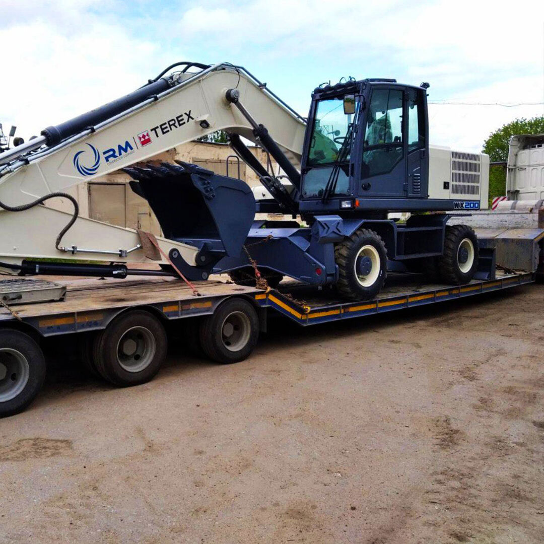 Перевозка экскаватора Terex WX 200