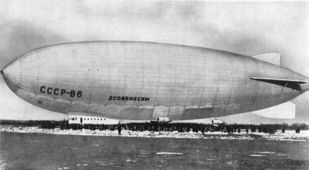 «СССР-В6» на аэродроме Дирижаблестроя (около 1935 г.)