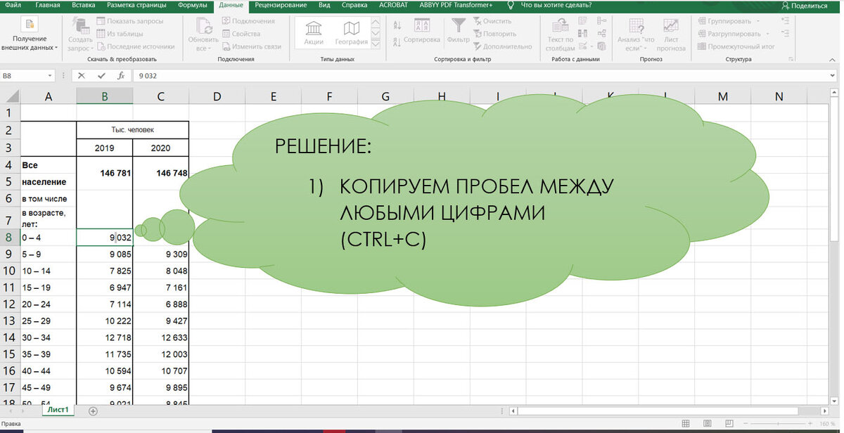 Как скопировать таблицу в excel с формулами