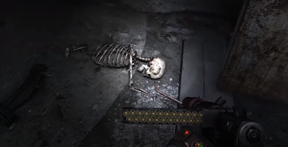 Второй скелет находиться за дверью