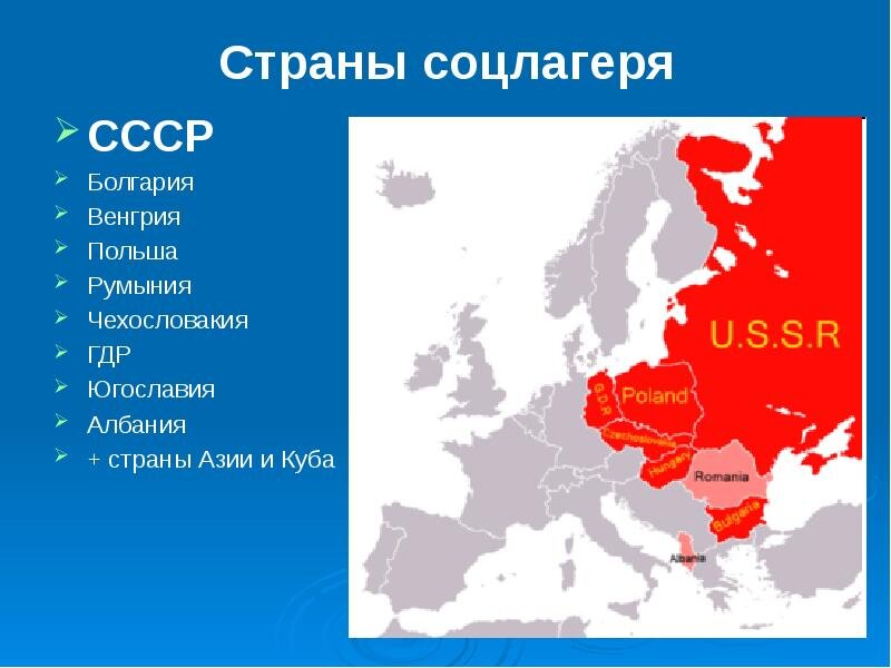 Русский мир при СССР, после разгрома Германии.