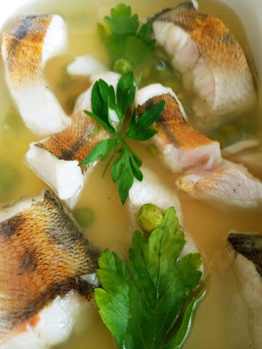 Необычный рыбный суп. Рецепт