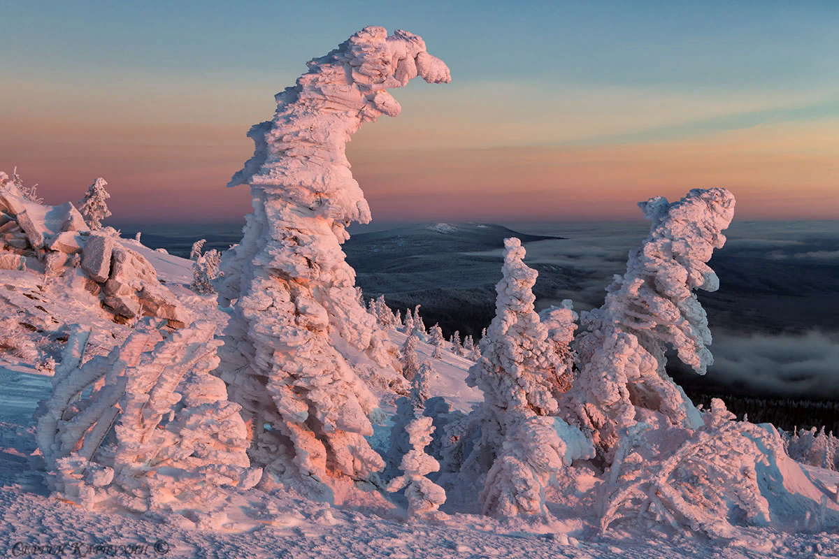 Зимний Таганай Фото из бесплатного доступа.