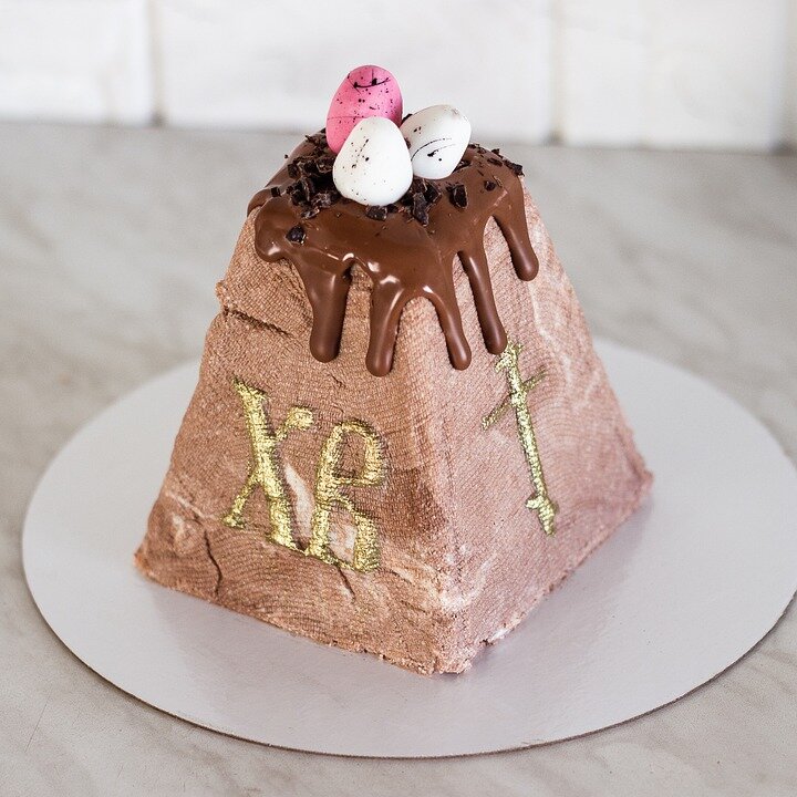 Шоколадная творожная пасха